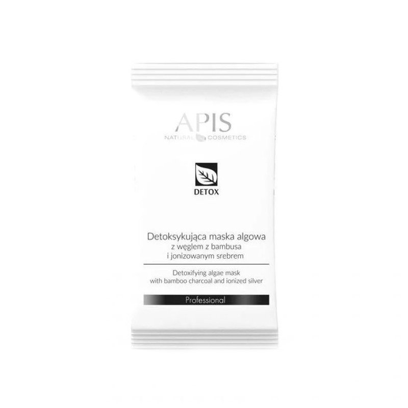 Alginaatmasker Detox Apis 20 g met bamboekool en geïoniseerd zilver voor professionele huidverzorging in de salon Alginaatmasker Detox Apis 20 g met bamboekool en geïoniseerd zilver voor professionele huidverzorging in de salon