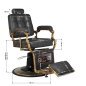 Gabbiano barber chair Boss HD Old Leather black
