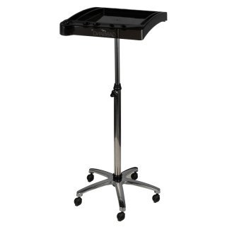 Kappers trolley Gabbiano 265 zwart voor professioneel gebruik in kapsalon en barbershop met praktische organisatie