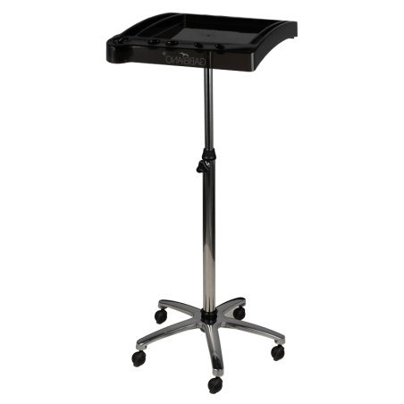 Kappers trolley Gabbiano 265 zwart voor professioneel gebruik in kapsalon en barbershop met praktische organisatie