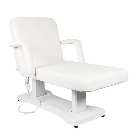 Elektrische massagetafel Azzurro 819A met 3 motoren, wit, voor professionele beautysalons en behandelruimtes