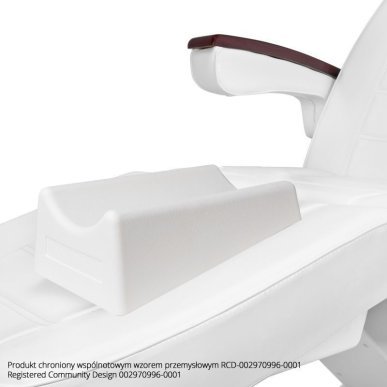 Witte pedicurevoetsteun Activ Podo, praktische saloninrichting voor professioneel gebruik en comfortabele cliëntbehandelingen