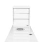 Cosmetic desk 310 white left