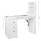 Cosmetic desk 310 white left