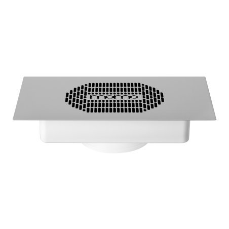 Professionele nagelstofafzuiger Momo S-41 met inbouw-cassettefilter, chroom, 25 W voor manicure en pedicure
