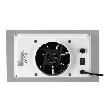 Professionele nagelstofafzuiger Momo S-41 met inbouw-cassettefilter, chroom, 25 W voor manicure en pedicure