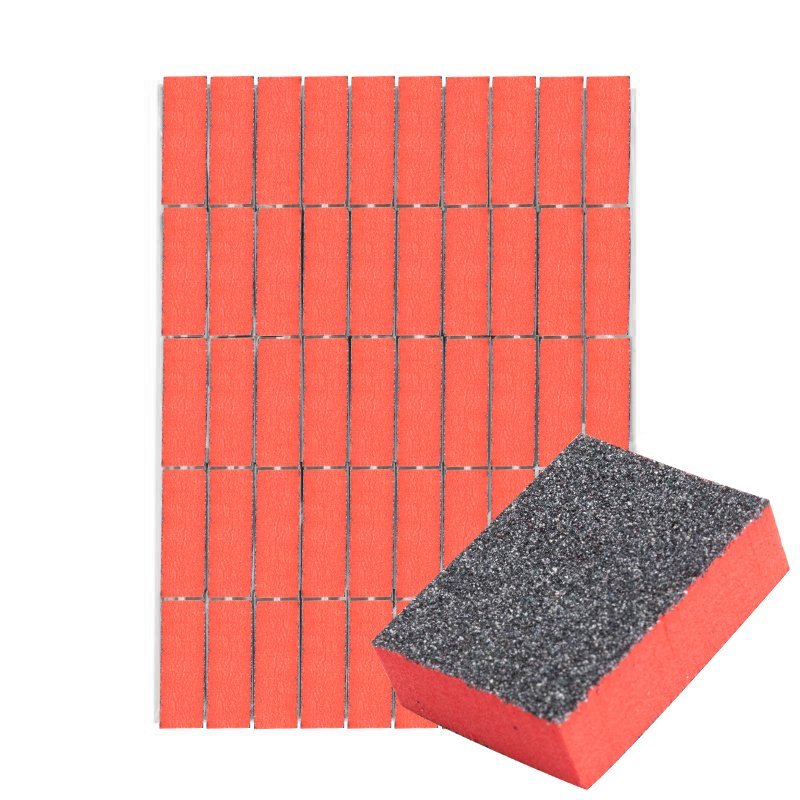 Mini bufferblok grijs, 50 stuks, voor nauwkeurig salonwerk en meer controle tijdens professionele behandelingen
