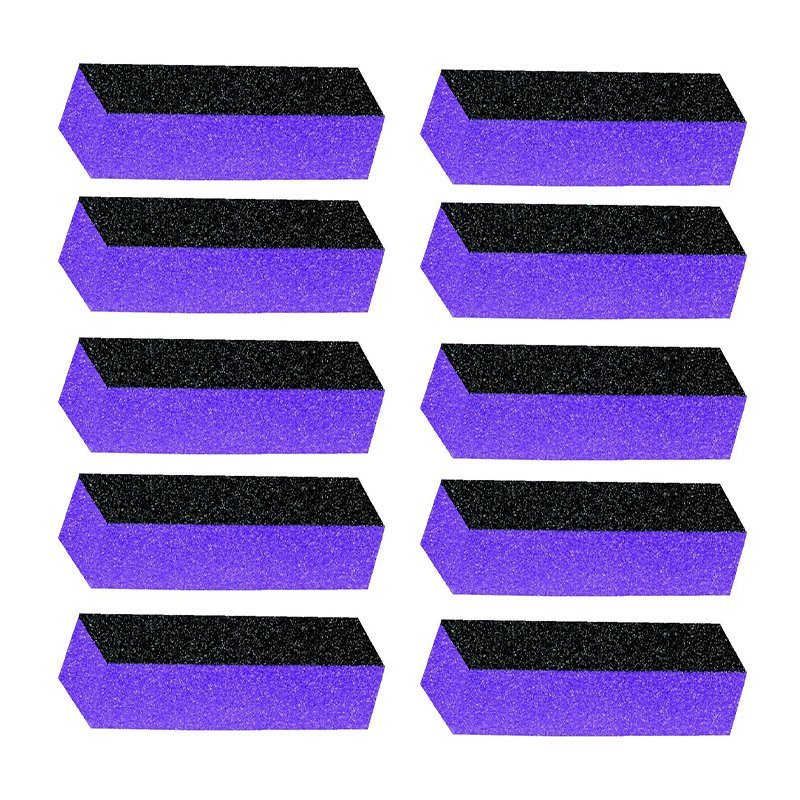 Mini bufferblok violet voor professioneel salonwerk, nauwkeurig werken en eenvoudige hygiëne tijdens beautyservices, 10 stuks