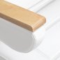 Elektrische behandelstoel Sillon Lux 273B met 3 motoren, wit, voor gezichts- en lichaamsbehandelingen in de salon