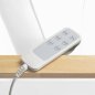 Elektrische behandelstoel Sillon Lux 273B met 3 motoren, wit, voor gezichts- en lichaamsbehandelingen in de salon