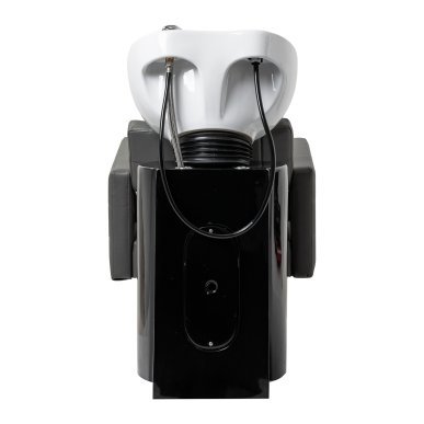Professionele kapperswasunit Gabbiano Ankara grijs voor kapsalon en barbershop met keramische waskom en werkcomfort