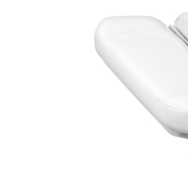 Elektrische podologiestoel Kate met 4 actuatoren, witte uitvoering en ligfunctie voor professionele pedicure- en