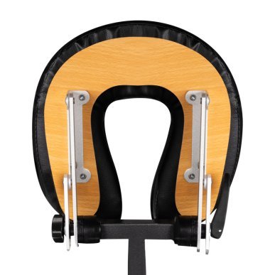 Professionele kniestoel voor massage en tattoo Pro Ink 1811B zwart voor salon en behandelruimte, comfortabel in gebruik