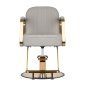 GABBIANO HAIRDRESSING CHAIR ACRI GOLD - BEIGE GABBIANO HAIRDRESSING CHAIR ACRI GOLD - BEIGE