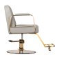 GABBIANO HAIRDRESSING CHAIR ACRI GOLD - BEIGE GABBIANO HAIRDRESSING CHAIR ACRI GOLD - BEIGE