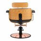 Gabbiano barber chair florence with an adjustable black headrest