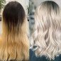Stofvrij blondeerpoeder Extreme 500g met Plex en violet pigment tot 9 niveaus voor professionele blondeertechnieken