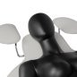 Wimperbehandelstoel Ivette grijs voor professioneel gebruik in beautysalon, kapsalon of behandelruimte met comfortabele werkplek
