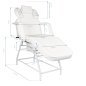 Ivette eyelash treatment chair gray