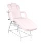 Behandelstoel voor wimperbehandelingen Ivette roze voor beauty- en kapsalons met comfort en stabiele werkplek