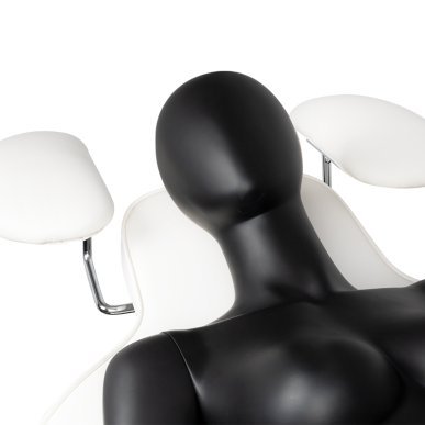Wimperbehandelstoel Ivette wit voor professioneel saloncomfort en een verzorgde werkplek bij wimperbehandelingen