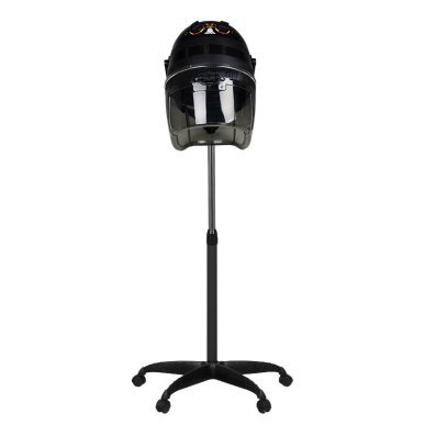 Staande droogkap voor kappers Gabbiano 1600, één snelheid, zwart, 950 W voor professioneel gebruik in de salon