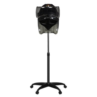 Staande droogkap voor kappers Gabbiano 1600, één snelheid, zwart, 950 W voor professioneel gebruik in de salon