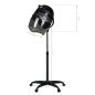 Staande droogkap voor kappers Gabbiano 1600, één snelheid, zwart, 950 W voor professioneel gebruik in de salon Staande droogkap voor kappers Gabbiano 1600, één snelheid, zwart, 950 W voor professioneel gebruik in de salon