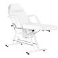Behandelstoel met lades Sillon wit, handmatig verstelbaar met ligstand voor cosmetica, fysiotherapie en tatoeage