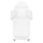 Behandelstoel met lades Sillon wit, handmatig verstelbaar met ligstand voor cosmetica, fysiotherapie en tatoeage