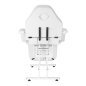 Behandelstoel met lades Sillon wit, handmatig verstelbaar met ligstand voor cosmetica, fysiotherapie en tatoeage