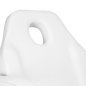 Behandelstoel met lades Sillon wit, handmatig verstelbaar met ligstand voor cosmetica, fysiotherapie en tatoeage