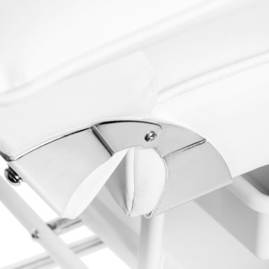 Behandelstoel met lades Sillon wit, handmatig verstelbaar met ligstand voor cosmetica, fysiotherapie en tatoeage