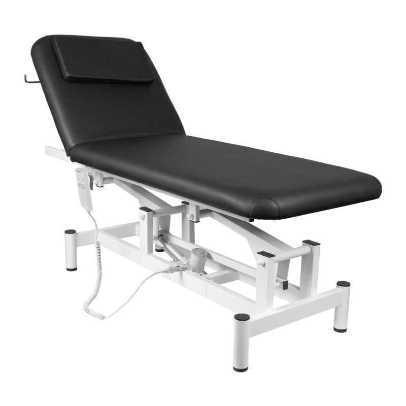 Elektrische massagetafel SILLON 079 met 1 motor, zwart, voor professionele behandelingen in salon en behandelruimte