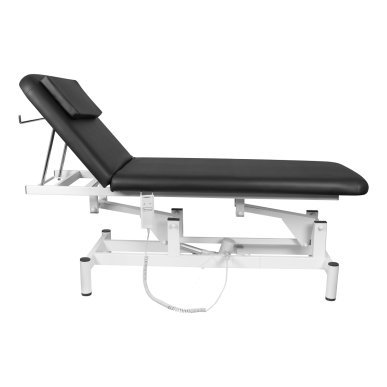 Elektrische massagetafel SILLON 079 met 1 motor, zwart, voor professionele behandelingen in salon en behandelruimte