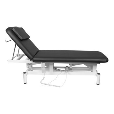 Elektrische massagetafel SILLON 079 met 1 motor, zwart, voor professionele behandelingen in salon en behandelruimte