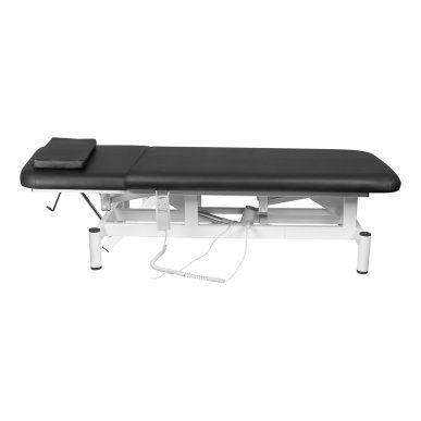 Elektrische massagetafel SILLON 079 met 1 motor, zwart, voor professionele behandelingen in salon en behandelruimte