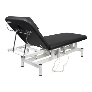 Elektrische massagetafel SILLON 079 met 1 motor, zwart, voor professionele behandelingen in salon en behandelruimte