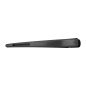Hairdressing Hair Clips carbon black ActiveShop E-15 6 pcs 11.5 cm