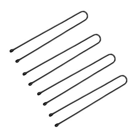 Wsuwki fryzjerskie do włosów czarny ActiveShop E-63 150 szt. 4,9 cm