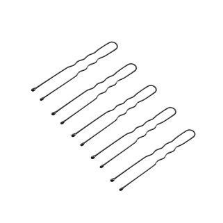 Professionele kappersspelden voor haar E-65, 300 stuks van 5 cm, zwart voor dagelijks gebruik in kapsalon en barbershop