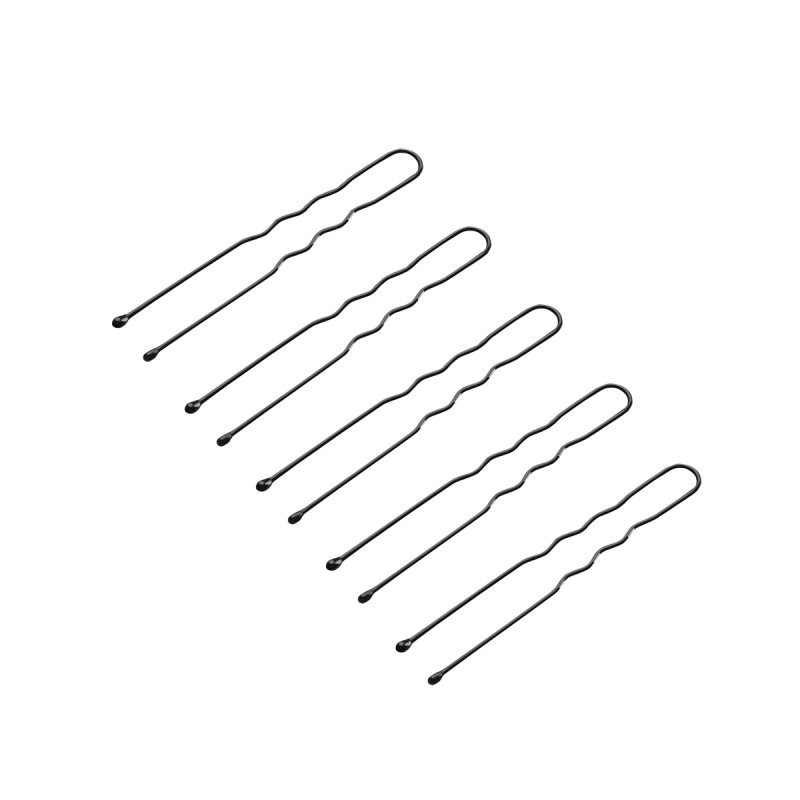 Professionele kappersspelden voor haar E-65, 300 stuks van 5 cm, zwart voor dagelijks gebruik in kapsalon en barbershop Professionele kappersspelden voor haar E-65, 300 stuks van 5 cm, zwart voor dagelijks gebruik in kapsalon en barbershop