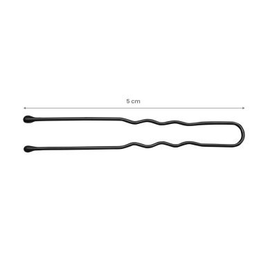 Professionele kappersspelden voor haar E-65, 300 stuks van 5 cm, zwart voor dagelijks gebruik in kapsalon en barbershop