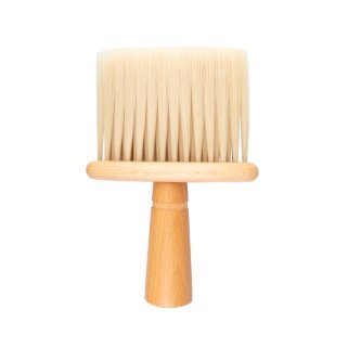 Nekborstel voor kappers van hout voor professioneel gebruik in kapsalon en barbershop voor een verzorgde werkplek