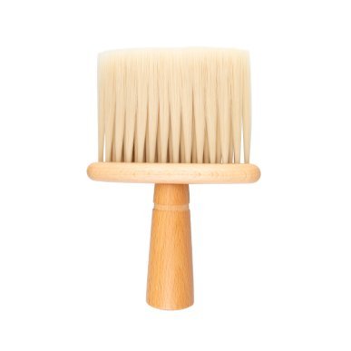 Nekborstel voor kappers van hout voor professioneel gebruik in kapsalon en barbershop voor een verzorgde werkplek