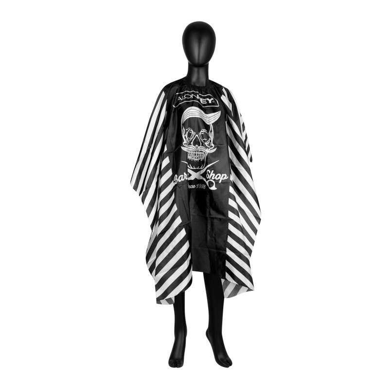 Kapperscape J-73 voor knippen en styling in kapsalon of barbershop, praktische bescherming tijdens professionele diensten Kapperscape J-73 voor knippen en styling in kapsalon of barbershop, praktische bescherming tijdens professionele diensten