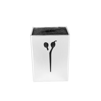 Schaarhouder zilver voor kapsalon en behandelruimte voor overzichtelijke werkplek en vlotte dagelijkse salonworkflow