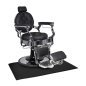 Rechthoekige barbermat onder stoel voor kapsalon en barbershop, professioneel voor knippen, styling en klantservice Rechthoekige barbermat onder stoel voor kapsalon en barbershop, professioneel voor knippen, styling en klantservice