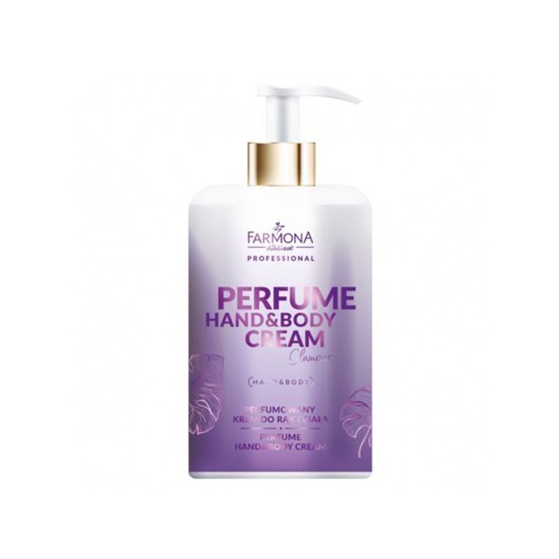 Geparfumeerde hand- en bodycrème Glamur Farmona 300 ml voor salonverzorging en beautyverkoop met comfortabele applicatie