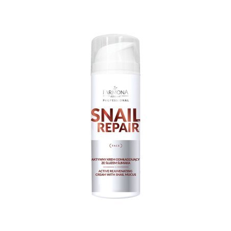 Verjongende gezichtscrème Farmona Snail Repair Active 150 ml met slakkenslijm voor professionele gezichtsverzorging